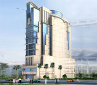 Commercial buildings in Qatar